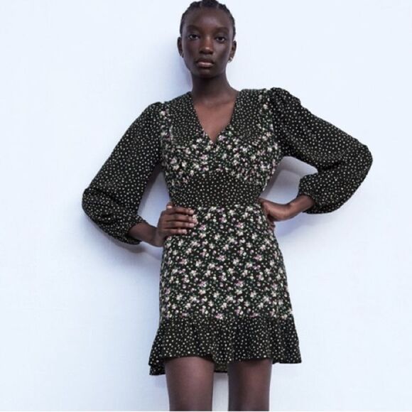ZARA FLORAL PATCHWORK SUNDRESS - Picture 2 of 4